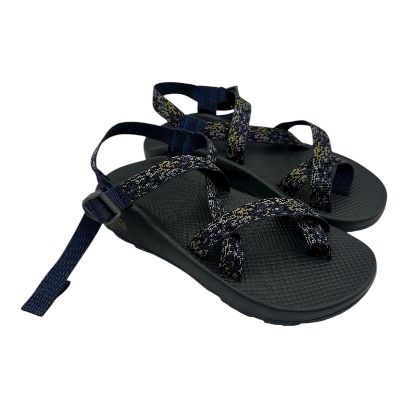 Chaco Z/2 Classic Sandals Mens Sz 9 Navy Blue Adjustable Strap Spay Jch108691